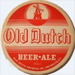 beer coaster from Old Factory Brewing Co ( NY-ODCH-3A )