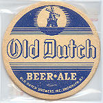 beer coaster from Old Factory Brewing Co ( NY-ODCH-3B )