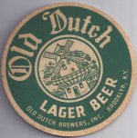 beer coaster from Old Factory Brewing Co ( NY-ODCH-5 )