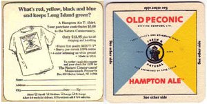 beer coaster from Old Tappan Brewing Co. ( NY-OLDP-1 )