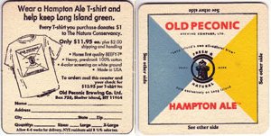 beer coaster from Old Tappan Brewing Co. ( NY-OLDP-2 )