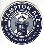 beer coaster from Old Tappan Brewing Co. ( NY-OLDP-3 )