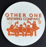 beer coaster from Otto Huber Brewery ( NY-OTHE-3 )