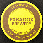 beer coaster from Park Slope Brewing Co. ( NY-PARA-1 )