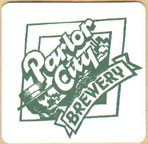 beer coaster from Peacemaker Brewing Company ( NY-PARL-1 )