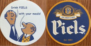 beer coaster from Pilser Brewing Co., Inc. ( NY-PIEB-1 )