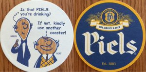 beer coaster from Pilser Brewing Co., Inc. ( NY-PIEB-2 )