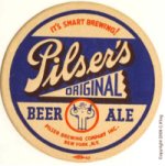 beer coaster from Pine Island Brewing Co. ( NY-PILS-5 )