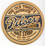 beer coaster from Pine Island Brewing Co. ( NY-PILS-6 )