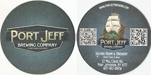 beer coaster from Post Road Brew House ( NY-PORT-2 )