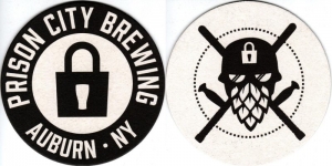 beer coaster from Prosper Brewing Co. ( NY-PRIS-4 )