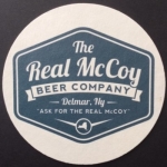 beer coaster from Rebel Sailor Brewing Co. ( NY-REAM-1 )