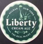 beer coaster from Rebel Sailor Brewing Co. ( NY-REAM-4 )