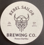 beer coaster from Record Brewing Co. ( NY-REBE-1 )