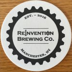 beer coaster from Relyea Brewing Co. (Towpath Craft Beer) ( NY-REIN-1 )