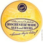 beer coaster from Rock Valley Brewing Company ( NY-ROC-3C )