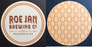 beer coaster from Rohrbach Brewing Co.  ( NY-ROEJ-1 )