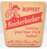 beer coaster from Ruppert, Jacob ( NY-RUP-23 )