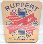 beer coaster from Ruppert, Jacob ( NY-RUP-24 )