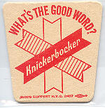 beer coaster from Ruppert, Jacob ( NY-RUP-26 )