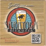 beer coaster from Saratoga Brewing Co. (Olde) ( NY-SARA-2014 )