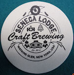 beer coaster from Seneca Stag Brewing ( NY-SEN-1 )