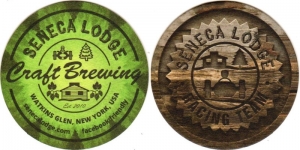 beer coaster from Seneca Stag Brewing ( NY-SEN-3 )