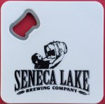 beer coaster from Seneca Lodge Craft Brewing ( NY-SENL-1 )