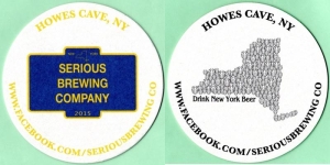 beer coaster from Seven Hamlets Brewing Co. ( NY-SER-2 )