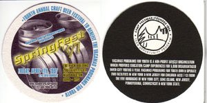 beer coaster from Spring Street ( NY-SFST-1997 )