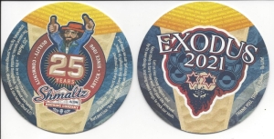 beer coaster from Shrewd Fox Brewery ( NY-SHMA-16 )