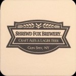 beer coaster from Silver Lake Brewing Project ( NY-SHR-5 )