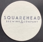 beer coaster from St. Lawrence Brewing Co. ( NY-SQUA-1 )