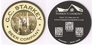 beer coaster from Staten Island Beer Co. ( NY-STAR-1 )