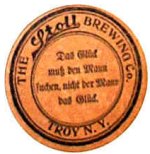 beer coaster from Stoneyard Brewing Company ( NY-STL-2 )