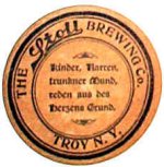 beer coaster from Stoneyard Brewing Company ( NY-STL-3 )