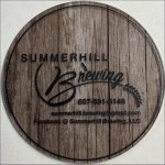 beer coaster from Svendale Brewing Co. ( NY-SUM-1 )