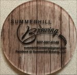 beer coaster from Svendale Brewing Co. ( NY-SUM-2 )