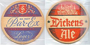 beer coaster from Syracuse Suds Factory ( NY-SYR-3 )