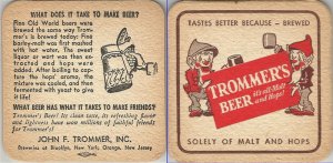 beer coaster from Trouble Brewing Co ( NY-TMR-84 )