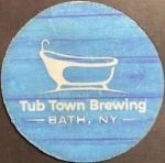 beer coaster from Tundra Brewery ( NY-TUBT-1 )