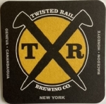 beer coaster from Two Goats Brewing ( NY-TWIS-4 )