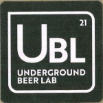 beer coaster from Unified Beerworks ( NY-UNDE-1 )