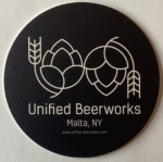 beer coaster from Union Brewing Co. ( NY-UNIF-1 )