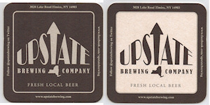 beer coaster from Utica Brewing Co., Inc. ( NY-UPS-1 )