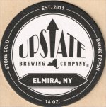 beer coaster from Utica Brewing Co., Inc. ( NY-UPS-2 )