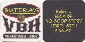 beer coaster from Butternuts Beer & Ale ( NY-VILL-1 )