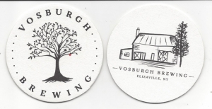 beer coaster from Wagner Valley Brewing Co. ( NY-VOSB-1 )