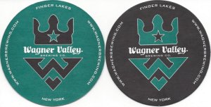 beer coaster from Walt & Whitman Brewing ( NY-WAGN-6 )