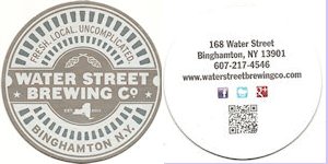 beer coaster from Watertown ( NY-WATR-1A )